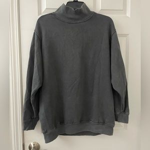 Aerie mock neck sweatshirt with pockets